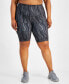 ფოტო #1 პროდუქტის Plus Size Compression Geo-Print 10" Bike Shorts, Created for Macy's