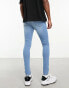 Фото #2 товара DTT stretch super skinny jeans in light blue