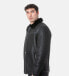 Фото #3 товара Men's Leather Banded Sheepskin Casual Jacket, Geo Pattern with Black Wool