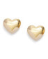 Gold-Tone Heart Stud Earrings