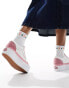 Vans Old Skool Stackform trainers in pink and white