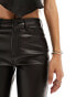 Фото #8 товара Only Petite Emily faux leather ankle trousers in black