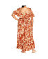 Фото #2 товара Plus Size Runaway Maxi Dress