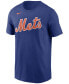 Фото #1 товара Men's Royal New York Mets Team Wordmark T-shirt