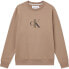 CALVIN KLEIN JEANS Institutional sweatshirt Perfect Taupe, S - фото #2