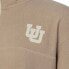 NCAA Utah Utes Women's 1/4 Zip Sand Fleece Sweatshirt - S