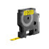 Ламинированная лента для фломастеров Dymo D1 40918 9 mm LabelManager™ Чёрный Жёлтый (5 штук)