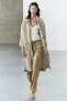 Zw collection oversize faded trench coat