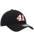 ფოტო #3 პროდუქტის Men's Black Ryan Preece Enzyme Washed 9TWENTY Adjustable Hat