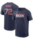 Фото #2 товара Men's Carlton Fisk Navy Chicago White Sox Cooperstown Collection Name and Number T-shirt