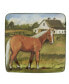 York Stables Set of 4 Canape Plates 6"
