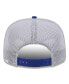 ფოტო #4 პროდუქტის Men's Royal Philadelphia 76ers Court Sport Speckle 9fifty Snapback Hat