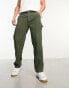Фото #8 товара Cotton:On relaxed carpenter trousers in khaki corduroy