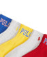 ფოტო #2 პროდუქტის Women's 6-Pk. Polo Outline Ankle Socks