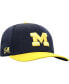 Фото #1 товара Men's Navy, Maize Michigan Wolverines Two-Tone Reflex Hybrid Tech Flex Hat