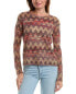 Фото #1 товара M Missoni Wool-Blend Top Women's Brown M