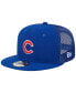 Фото #2 товара Men's Royal Chicago Cubs Team Color Trucker 9FIFTY Snapback Hat