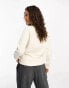 Vero Moda Petite round neck jumper in cream Бежевый, XS - EU 34 - фото #2