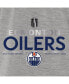 Фото #4 товара Men's Gray Edmonton Oilers 2024 Stanley Cup Final Authentic Pro T-Shirt