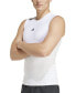 Фото #1 товара Men's Fitted Crewneck Tech-Fit Sleeveless Compression T-Shirt