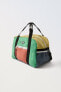 Фото #2 товара Разноцветная сумка-боулинг ZARA