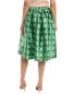 Фото #2 товара Frances Valentine Barbara Midi Skirt Women's Green S