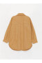 Düz Uzun Kollu Oversize Kadın Oduncu Gömlek Ceket