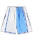 ფოტო #1 პროდუქტის Men's Powder Blue, White Los Angeles Lakers Big and Tall Hardwood Classics Split Swingman Shorts