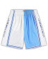 Men's Powder Blue, White Los Angeles Lakers Big and Tall Hardwood Classics Split Swingman Shorts