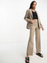 Monki co-ord blazer in taupe melange