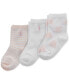 ფოტო #1 პროდუქტის Baby Girls 3-Pk. Tossed Bear Socks