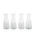 Cava Wine Tasting Kit with 4 Glass Carafes, Set of 6