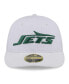 Men's White New York Jets Wordmark Omaha Low Profile 59FIFTY Fitted Hat