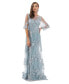 ფოტო #1 პროდუქტის Cape Sleeves A-line Lace Gown