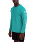 Men's Long-Sleeve Raglan Logo Swim T-Shirt