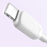 Фото #8 товара Kabel przewód do iPhone Lightning - USB 2.4A 1.2m biały