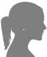 ფოტო #3 პროდუქტის Pyramid Stud Earrings in 14k Gold, White or Rose Gold