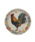Фото #5 товара Floral Rooster Set of 4 Soup/Pasta Bowl 9"