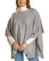 Фото #1 товара Vince Basic Boiled Wool & Cashmere-Blend Poncho Women's Grey