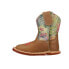 Фото #3 товара Roper Cowbaby Prickly Floral Square Toe Cowboy Infant Girls Brown Casual Boots