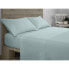 Фото #6 товара Комплект постельного белья Alexandra House Living QUTUN Light Blue Супер-король 4 предмета.