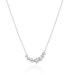 Dazzling Silver Necklace with Cubic Zirconia Belluno SJ-N42123-CZ-SS