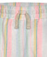 ფოტო #5 პროდუქტის Big Girls Striped Beach Shorts