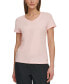 ფოტო #1 პროდუქტის Women's V-Neck Short-Sleeve T-Shirt