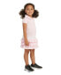 Little & Toddler Girls Short Sleeve Ruffle Polo Dress