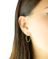 ფოტო #2 პროდუქტის Polished Tube Small Hoop Earrings in Gold Vermeil, Created for Macy's