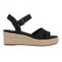 Фото #2 товара TOMS Audrey Espadrille Wedge Womens Black Casual Sandals 10020749T-001