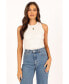 ფოტო #3 პროდუქტის Women's Davie Ribbed Knit Top