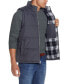 Men's Flannel Lined Puffer Vest