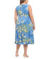 ფოტო #2 პროდუქტის Plus Size Floral-Print Jersey Dress